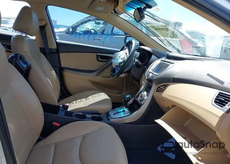 2012 Hyundai Elantra Limited (Ulsan Plant) from USA, damaged, VIN KMHDH4AE1CU256586